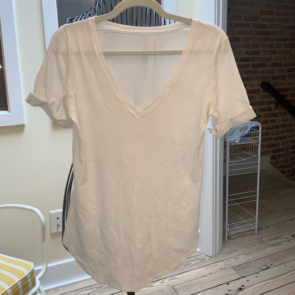 Lululemon Women’s White Love V-neck